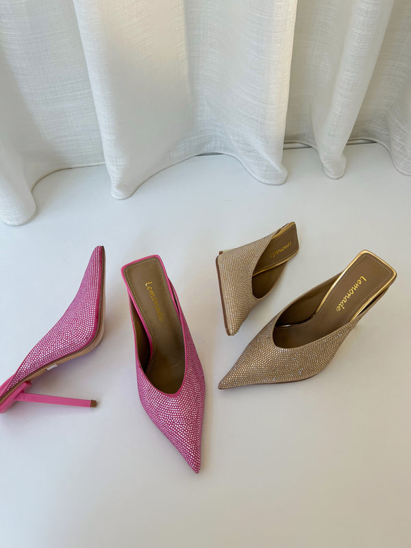 Rhinestone Pumps