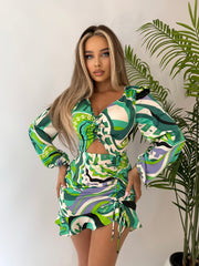 Summers Ruffle Mini Dress