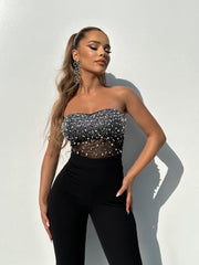 Embellished Pearl Jumpsuit