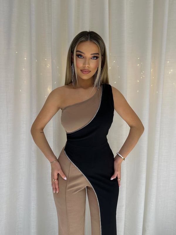 One Shoulder Jumpsuit