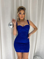 Crystal Embellished Mini Dress