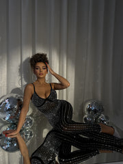 Rhinestone Jumpsuit