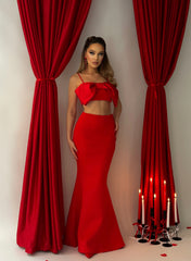 Bow Skirt Set