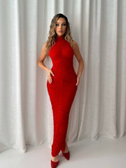 Rhinestone Maxi Dress