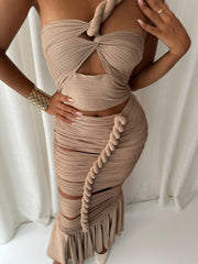 Twist It Up Maxi Dress