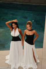 Monochrome Grace Gown