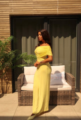 Off Shoulder Maxi Dress