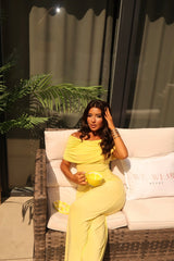 Off Shoulder Maxi Dress