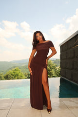 Moonlight Drapé Dress