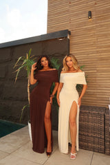 Moonlight Drapé Dress