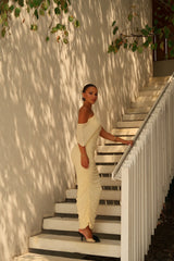 Almond Whisper Maxi Dress