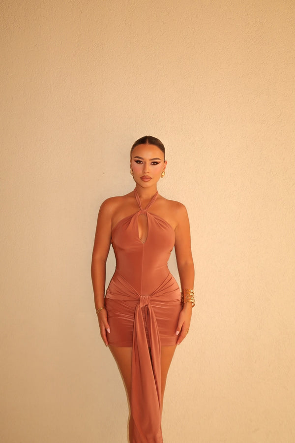 Halter Mini Dress