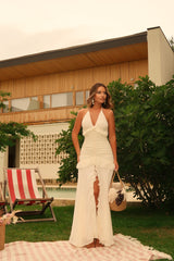 Ivory Bloom Maxi Dress