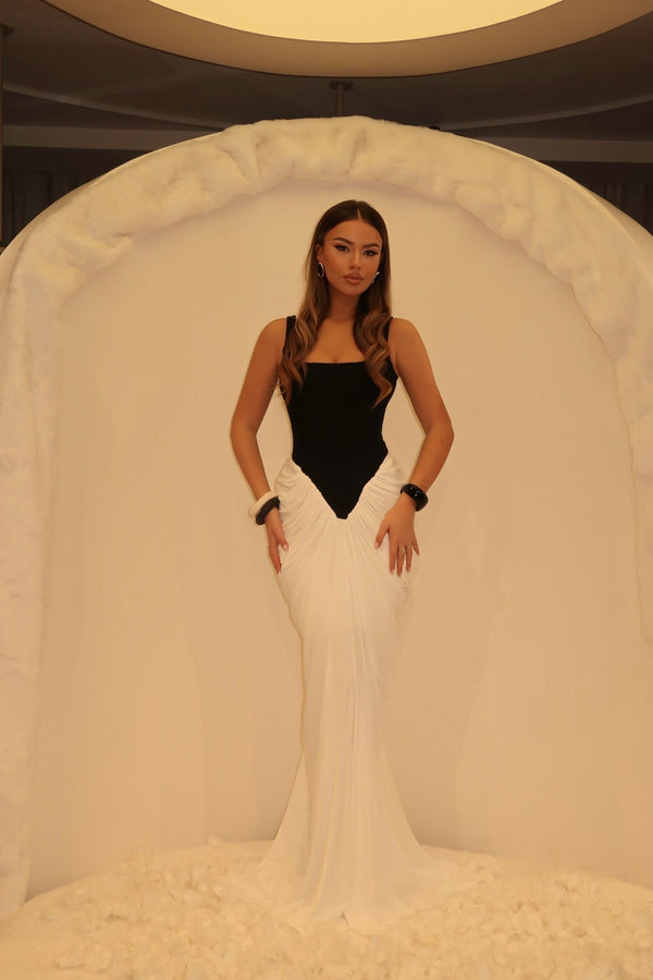 Monochrome Majesty Gown