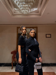 Fold Over Midi Dress