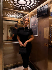 Fold Over Midi Dress