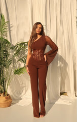 Lace Corset Jumpsuit