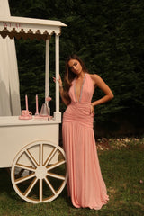 Blush Glamour Evening Gown