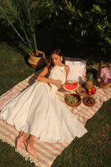 Serene White Maxi Dress