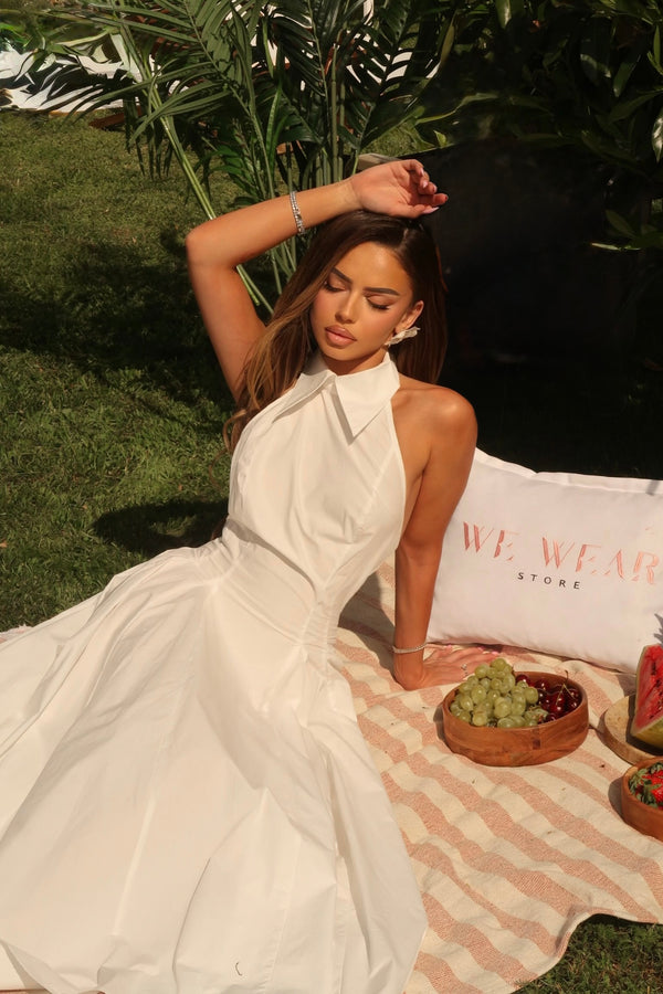Serene White Maxi Dress