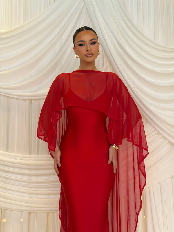 Rouge Desire Maxi Dress