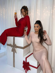 Rhinestone Flattering Dress